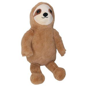 JLA Home Sloth Plush Stuffed Animal Cuddly Brown Sitting 15"